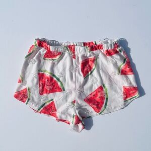 🔥4/$25 Girls Watermelon Fruit Print Shorts, Size X-Small